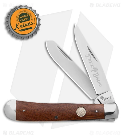 Boker Trapper Traditional Pocket Knife Smooth Rosewood (Polish D2) 4 Boker Trapper Traditional Pocket Knife Smooth Rosewood (Polish D2) - Image 4
