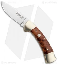 Boker Tree Brand 3000 Thuya II Lockback Knife Wood (3.375" Mirror) 112000TH