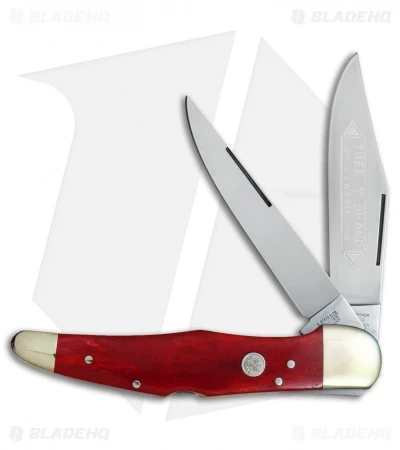 Boker Tree Brand L.E. Trapper Double Lockback Pocket Knife 5.25" Smooth Red Bone 1 Boker Tree Brand L.E. Trapper Double Lockback Pocket Knife 5.25" Smooth Red Bone