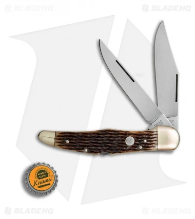 Boker Tree Brand L.E. Trapper Double Lockback Pocket Knife 5.25" Honeycomb Bone 4 Boker Tree Brand L.E. Trapper Double Lockback Pocket Knife 5.25" Honeycomb Bone - Image 4