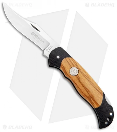 Boker Tree Jr Scout Lightweight Lockback Knife Olive (2.75" Satin) 111975 1 Boker Tree Jr Scout Lightweight Lockback Knife Olive (2.75" Satin) 111975