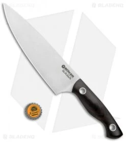 Boker Vox Saga 7.75" Chef's Kitchen Knife Grenadill Wood -Boker Boker Vox Saga 7.75in Chefs Kitchen Knife Grenadill Wood BHQ 116565 jr bottlecap