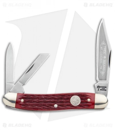 Boker Whittler Pocket Knife Jigged Red Bone 110280SRB 1 Boker Whittler Pocket Knife Jigged Red Bone 110280SRB