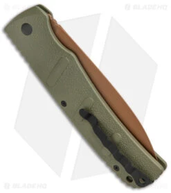 Boker XXL Kalashnikov Exclusive Desert Warrior Automatic Knife (4.75" Copper) -Boker Boker XXL Kalashnikov Auto OD Green Copper BHQ Exclusive BHQ 126265 jr side
