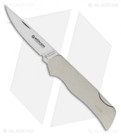 Boker Titan II Lockback Knife Titanium (2.5" Satin) 112009 1 Boker Titan II Lockback Knife Titanium (2.5" Satin) 112009