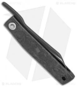 Boker Higonokami Bonsai Hikari Slip Joint Knife Carbon Fiber (1.6" Two-Tone) -Boker Higonokami Bonsai Hikari CF BHQ 126244 jr side