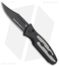 Boker Plus BP Kalashnikov 74 Black Auto Knife Aluminum (3.3" S) - 74 01KALS136