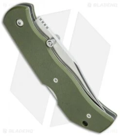 Boker Plus Optima Hunting Set Knife + 2 Blades Green G-10 (3.5" Satin) 01BO109 -Boker boker 01bo109 side cm