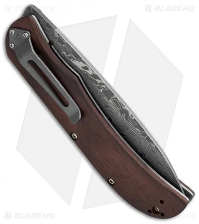 Boker Plus Exskelibur I Liner Lock Knife Cocobolo (3.5" Damascus) 01BO222DAM 3 Boker Plus Exskelibur I Liner Lock Knife Cocobolo (3.5" Damascus) 01BO222DAM - Image 3