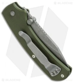 Boker Plus Chad Los Banos XS Slip Joint Knife OD Green (3" Bead Blast) 01BO538 5 Boker Plus Chad Los Banos XS Slip Joint Knife OD Green (3" Bead Blast) 01BO538 -Boker boker 01bo538 side cm