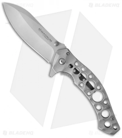 Boker Magnum Slender Frame Lock Knife (3.375" Stonewash) 01RY126 1 Boker Magnum Slender Frame Lock Knife (3.375" Stonewash) 01RY126