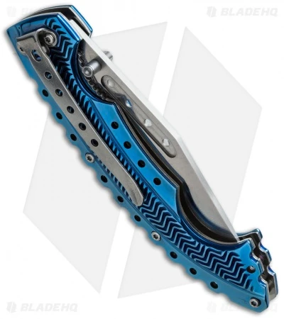 Boker Magnum Blue Bowie Liner Lock Knife SS (3.875" Satin) 01RY855 2 Boker Magnum Blue Bowie Liner Lock Knife SS (3.875" Satin) 01RY855 - Image 2