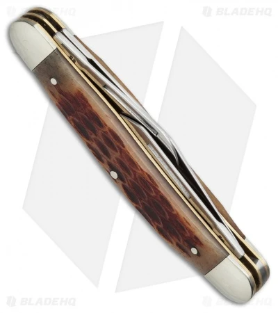 Boker Medium Stockman Knife 3.5" Brown Jigged Bone 110727 3 Boker Medium Stockman Knife 3.5" Brown Jigged Bone 110727 - Image 3