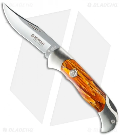 Boker Splint Lockback Knife Amber Resin (3.125" Polish) 112118 1 Boker Splint Lockback Knife Amber Resin (3.125" Polish) 112118