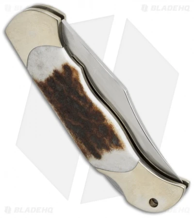 Boker Boy Scout Pocket Knife 3" Stag Handle 112403 2 Boker Boy Scout Pocket Knife 3" Stag Handle 112403 - Image 2
