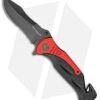 Boker Fire Chief Liner Lock Knife Red/Black (4.5" Black Serr) 01LL313