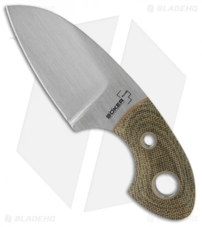 Boker VoxKnives Gnome Fixed Blade Knife (2" Satin) 02BO270 1 Boker VoxKnives Gnome Fixed Blade Knife (2" Satin) 02BO270