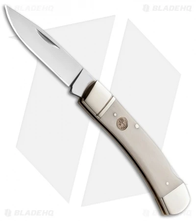 Boker Gentleman's Lockback Knife White Bone (2.75" Satin) 110250WB 1 Boker Gentleman's Lockback Knife White Bone (2.75" Satin) 110250WB