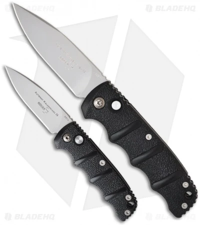 Boker Mini Kalashnikov Automatic Knife Black (2.5" D2 Bead Blast) 3 Boker Mini Kalashnikov Automatic Knife Black (2.5" D2 Bead Blast) - Image 3