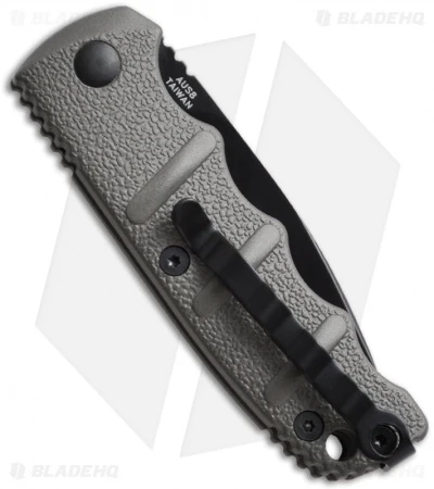 Boker Mini Kalashnikov Automatic Knife Gray (2.5" D2 Black Serr) 2 Boker Mini Kalashnikov Automatic Knife Gray (2.5" D2 Black Serr) - Image 2
