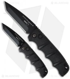 Boker Mini Kalashnikov Automatic Knife Dagger (2.5" Black D2) 8 Boker Mini Kalashnikov Automatic Knife Dagger (2.5" Black D2) -Boker boker kalashnikov mini 01kals73bt size comparison 1