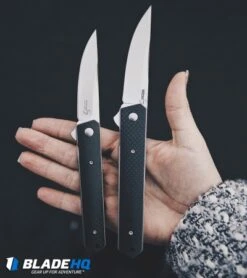 Boker Kwaiken Carbon Fiber Flipper Knife (3.5" Satin VG-10) 01BO298 -Boker boker kwaiken cf full size mini hand dl 3 1