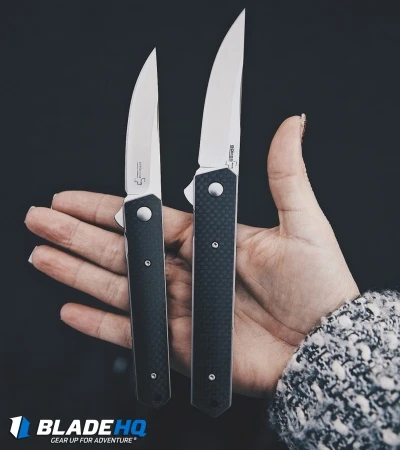 Boker Mini Kwaiken Flipper Knife Carbon Fiber (3" Satin VG-10) 01BO283 4 Boker Mini Kwaiken Flipper Knife Carbon Fiber (3" Satin VG-10) 01BO283 - Image 4