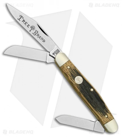 Boker Large Stockman Pocket Knife 4" Beer Barrel Wood 117474BBL 1 Boker Large Stockman Pocket Knife 4" Beer Barrel Wood 117474BBL