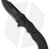 Boker Magnum Stout Liner Lock Knife (3.5" Black Serr) 01MB408