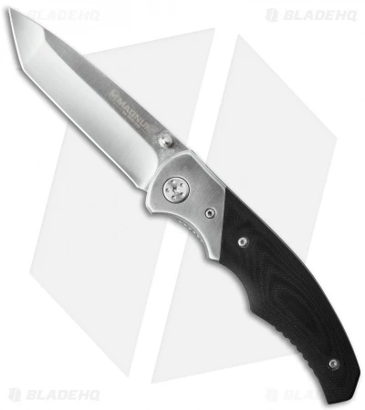 Boker Magnum Satin Tanto Liner Lock Knife G-10 (3.375" Satin) 01RY152 1 Boker Magnum Satin Tanto Liner Lock Knife G-10 (3.375" Satin) 01RY152