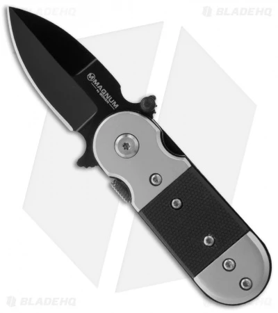Boker Magnum Black Lightning Liner Lock Knife (1.875" Black) 01SC148 1 Boker Magnum Black Lightning Liner Lock Knife (1.875" Black) 01SC148