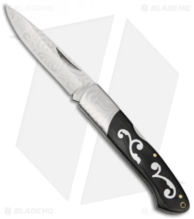 Boker Magnum La Fleur Pocket Knife (2.5" Etched) 01RY720 1 Boker Magnum La Fleur Pocket Knife (2.5" Etched) 01RY720