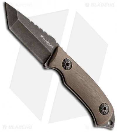 Boker Magnum Lil Friend Tanto Neck Knife (1.97" Stonewash) 02SC741 1 Boker Magnum Lil Friend Tanto Neck Knife (1.97" Stonewash) 02SC741