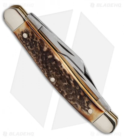 Boker Medium Stockman Knife 3.25" Stag 117588HH 2 Boker Medium Stockman Knife 3.25" Stag 117588HH - Image 2