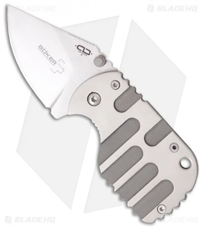 Boker Plus CLB Subcom Titanium Frame Lock Knife (1.875" Satin) 01BO582 1 Boker Plus CLB Subcom Titanium Frame Lock Knife (1.875" Satin) 01BO582