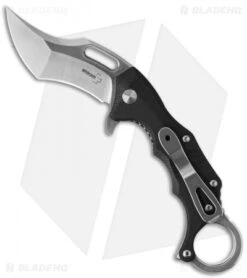 Boker Plus Wildcat Karambit Liner Lock Flipper Knife Black (2.8" Satin) 01BO772