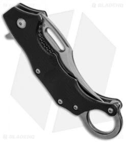 Boker Plus Wildcat Karambit Liner Lock Flipper Knife Black (2.8" Satin) 01BO772 -Boker boker plus 01bo772 cm side
