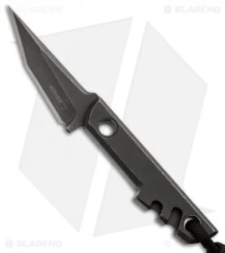 Boker Plus Mini Slik Tanto Fixed Blade Knife Amsler (2" Gray) 02BO230