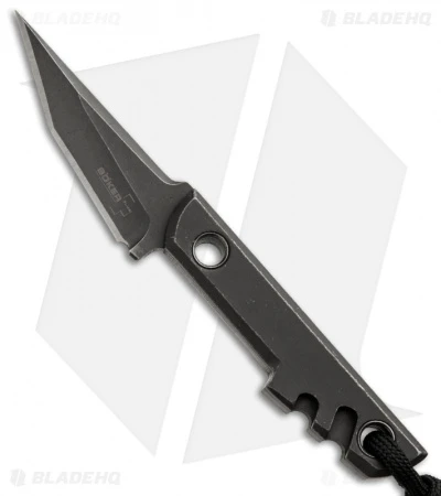 Boker Plus Mini Slik Tanto Fixed Blade Knife Amsler (2" Gray) 02BO230 1 Boker Plus Mini Slik Tanto Fixed Blade Knife Amsler (2" Gray) 02BO230