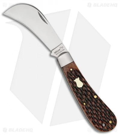 Boker Plus Hawkbill Slip Joint Pocket Knife 4" Brown Bone 01BO207 1 Boker Plus Hawkbill Slip Joint Pocket Knife 4" Brown Bone 01BO207