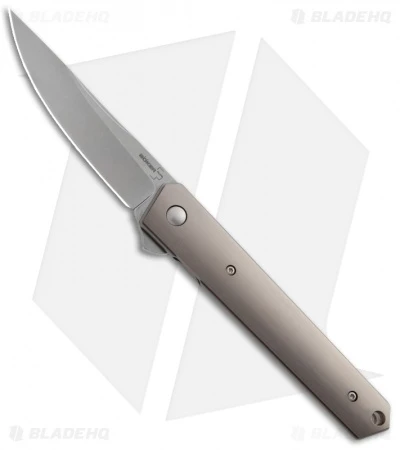 Boker Plus Burnley Kwaiken Titanium Flipper Knife VG-10 (3.5" Stonewash) 01BO296 1 Boker Plus Burnley Kwaiken Titanium Flipper Knife VG-10 (3.5" Stonewash) 01BO296