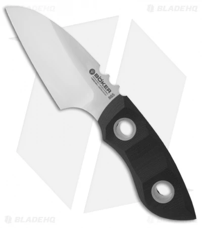 Boker Pry-Mate Knife Fixed Blade (3.375" Satin Plain) 120614 1 Boker Pry-Mate Knife Fixed Blade (3.375" Satin Plain) 120614
