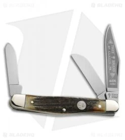 Boker Stockman Pocket Knife 4" Stag 114474