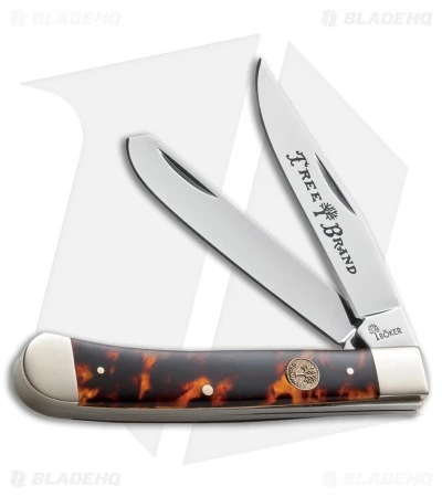Boker Trapper Pocket Knife 4.25" Sim Tortoise 110731T 1 Boker Trapper Pocket Knife 4.25" Sim Tortoise 110731T