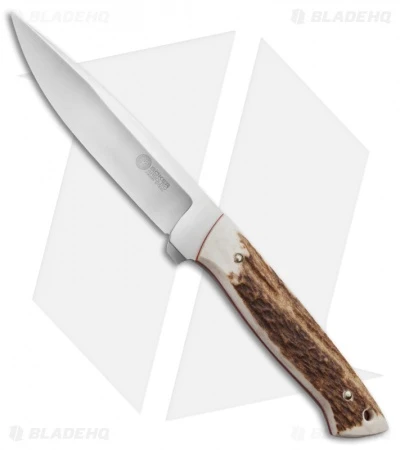 Boker Arbolito Relincho Cuerno De Ciervo Fixed Blade Knife (5" Plain) 02BA303H 1 Boker Arbolito Relincho Cuerno De Ciervo Fixed Blade Knife (5" Plain) 02BA303H