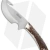Boker Arbolito Gut Hook Fixed Blade Knife Stag Horn (4.25" Satin)